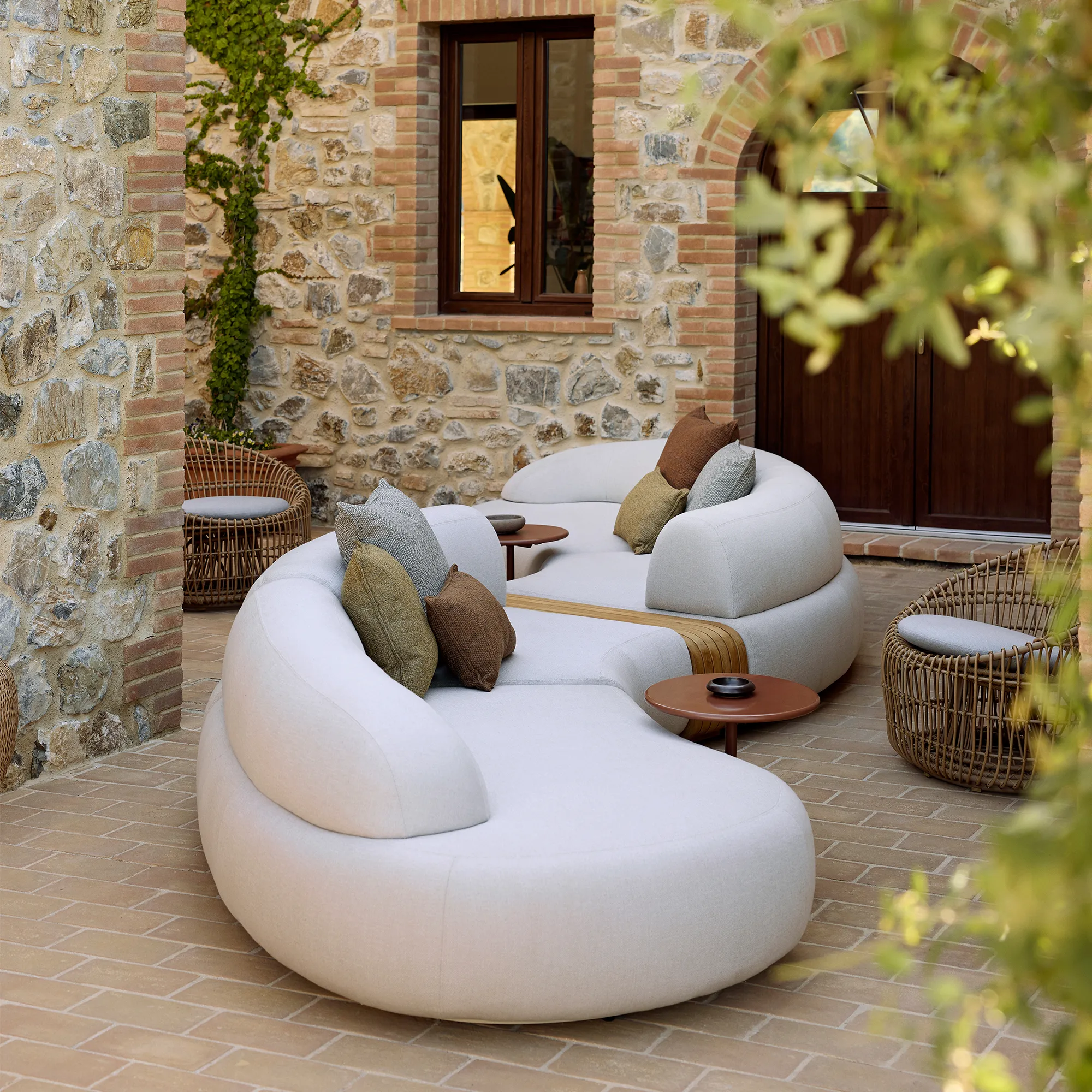 Mellow 4-personers udendørs sofa - 5