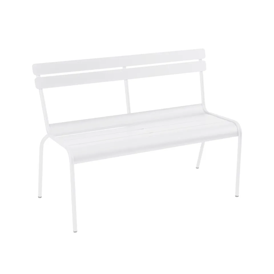 Luxembourg 2/3 Seater Bench, Cotton White