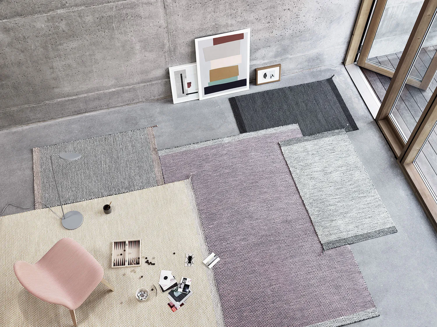 Ply Rug - Black/White - 6