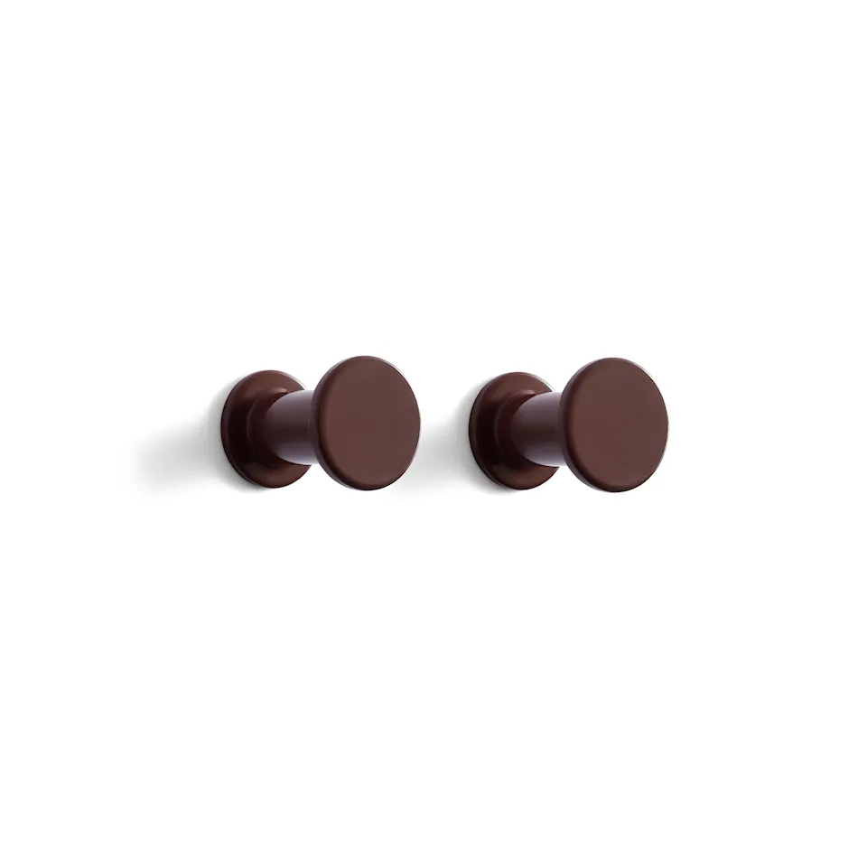 Bolt Hook Set Of 2 - Dark Brown