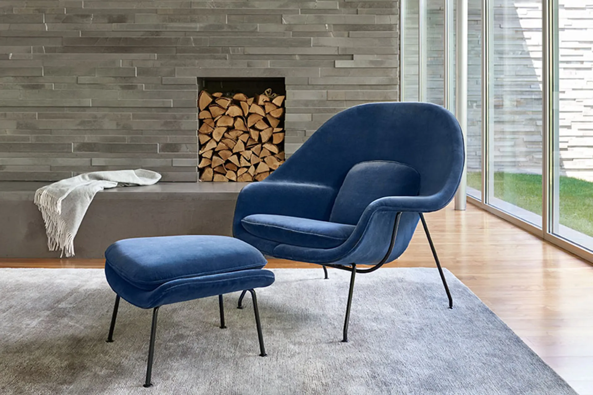 Saarinen Womb Ottoman - Knoll - Eero Saarinen - NO GA