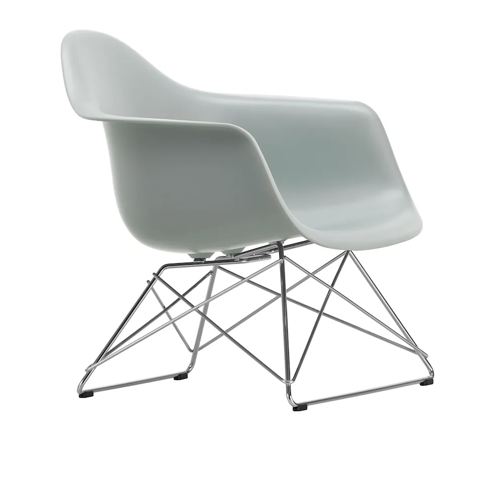 Eames RE Plastic Armchair LAR lænestol Chrome