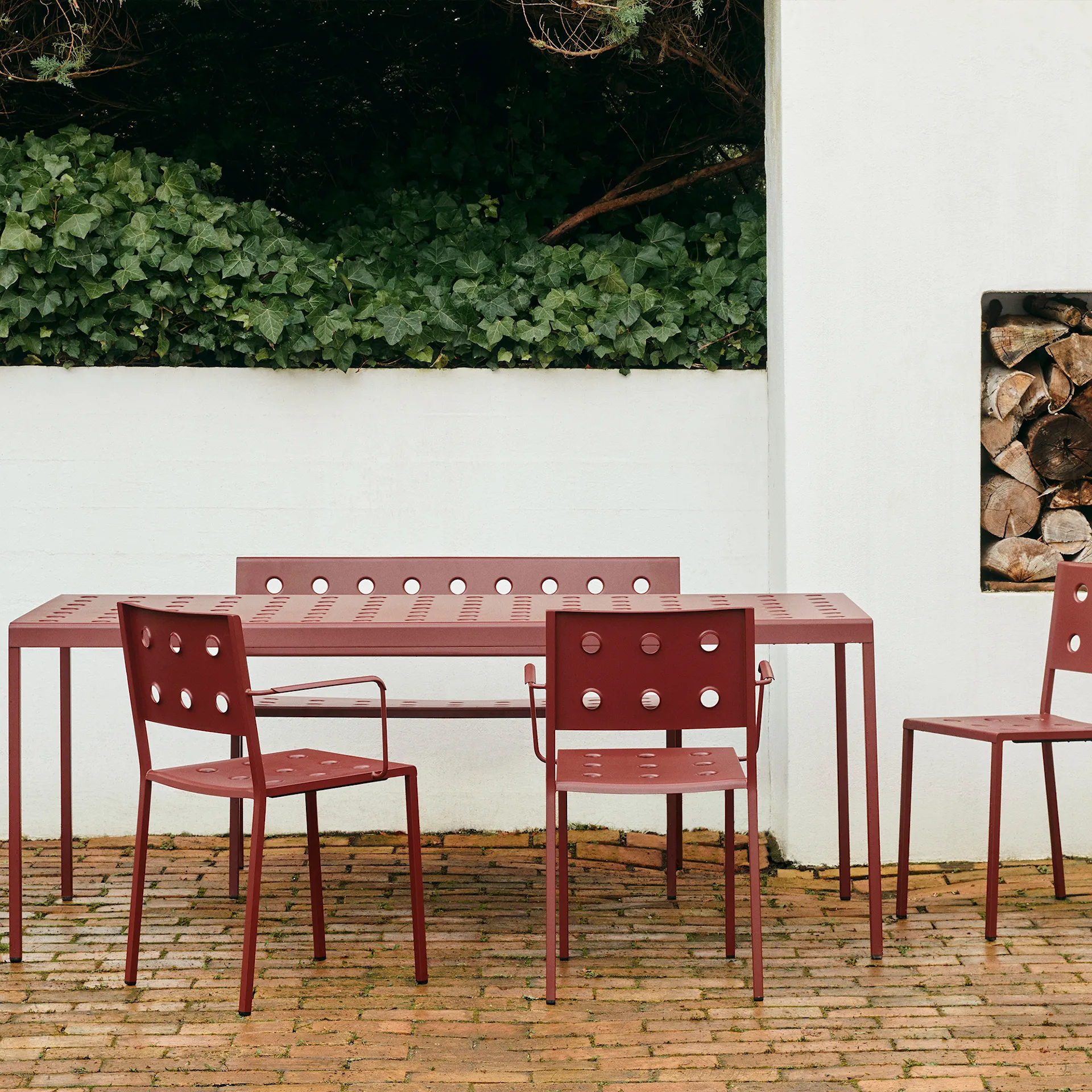 Balcony Outdoor Dining Bench - HAY - Ronan & Erwan Bouroullec - NO GA