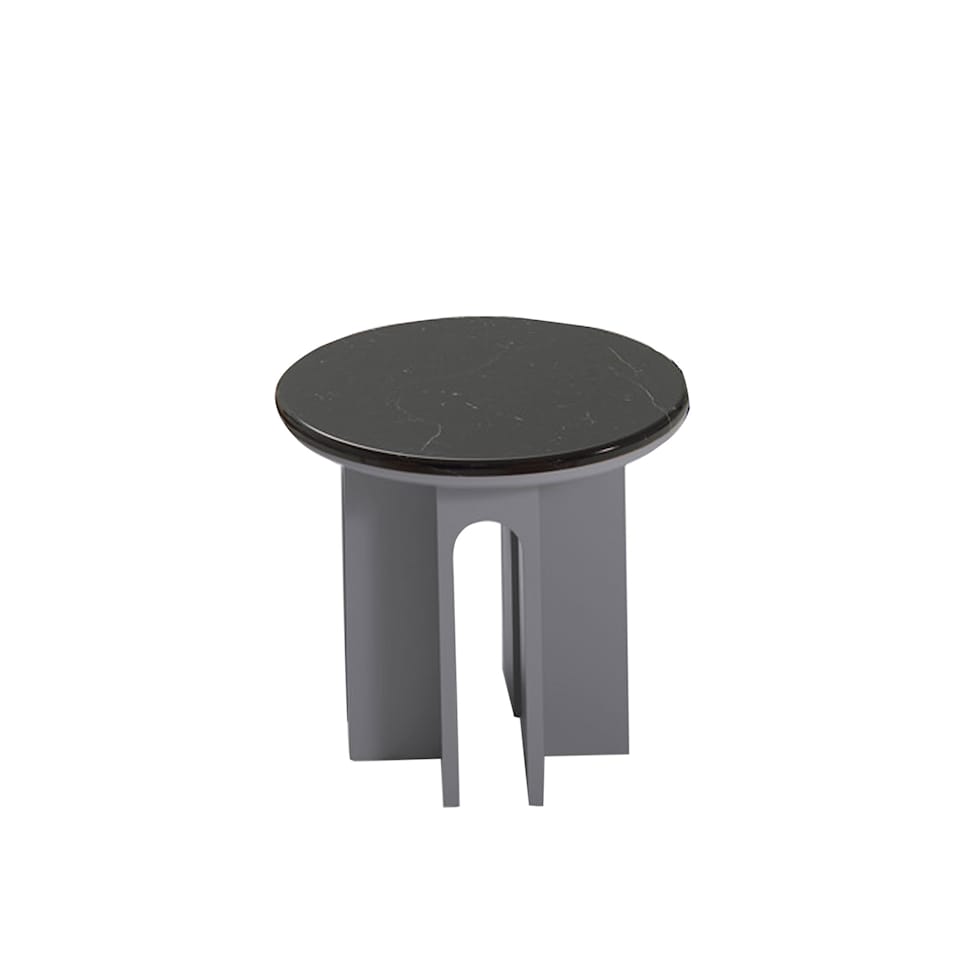Arcolor Small Table Ø 50 cm - Marquinia Marble