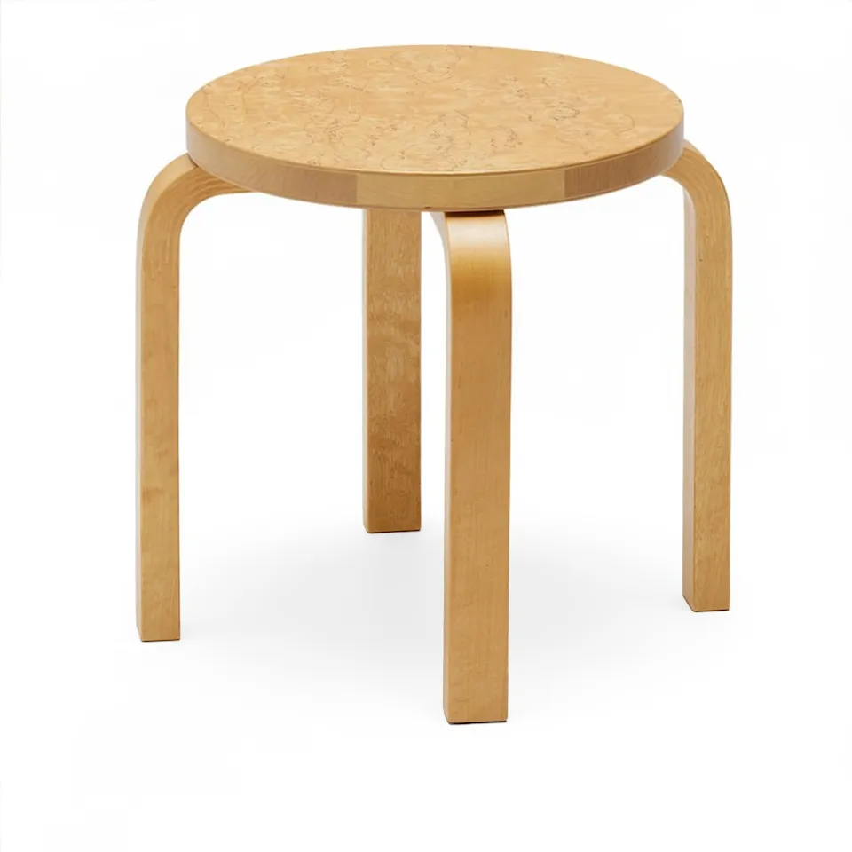 Stool NE60 Curly Birch Exclusive Edition kruk