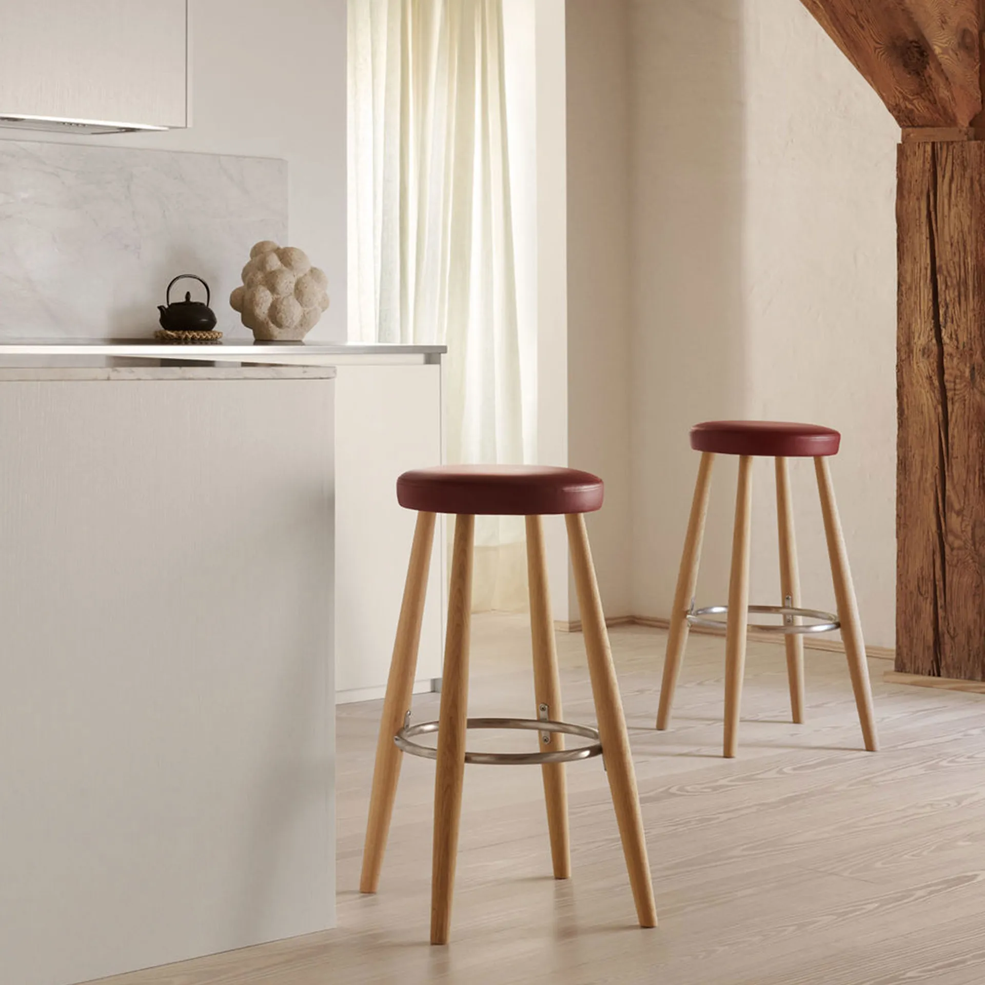 CH58 Low Stool - Eg - Carl Hansen - Hans J. Wegner - NO GA