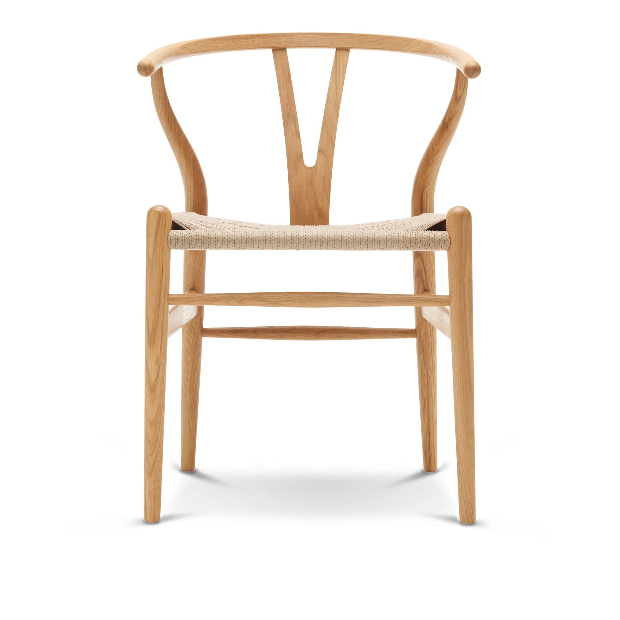 CH24 Wishbone Chair Oak/Natural Cord - 1
