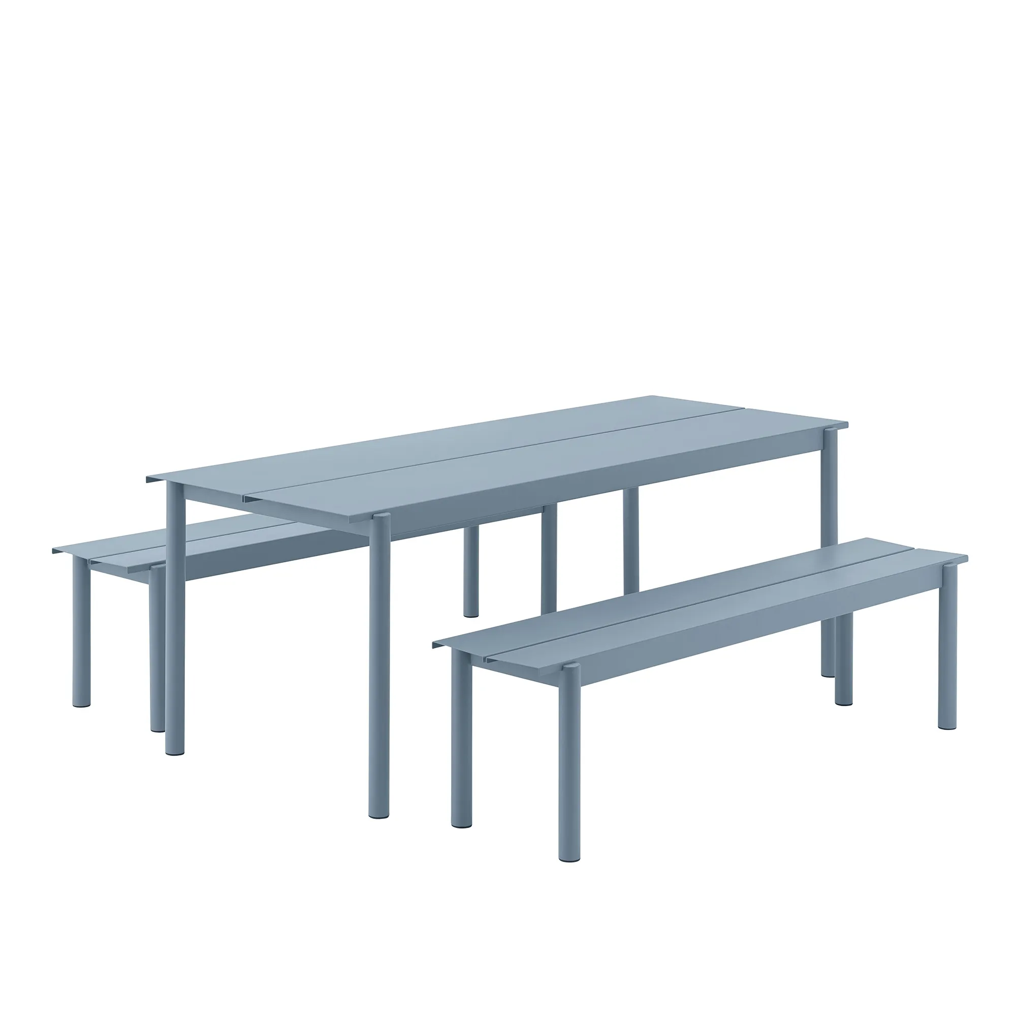 Linear Steel Outdoor Bench 170 cm - 2