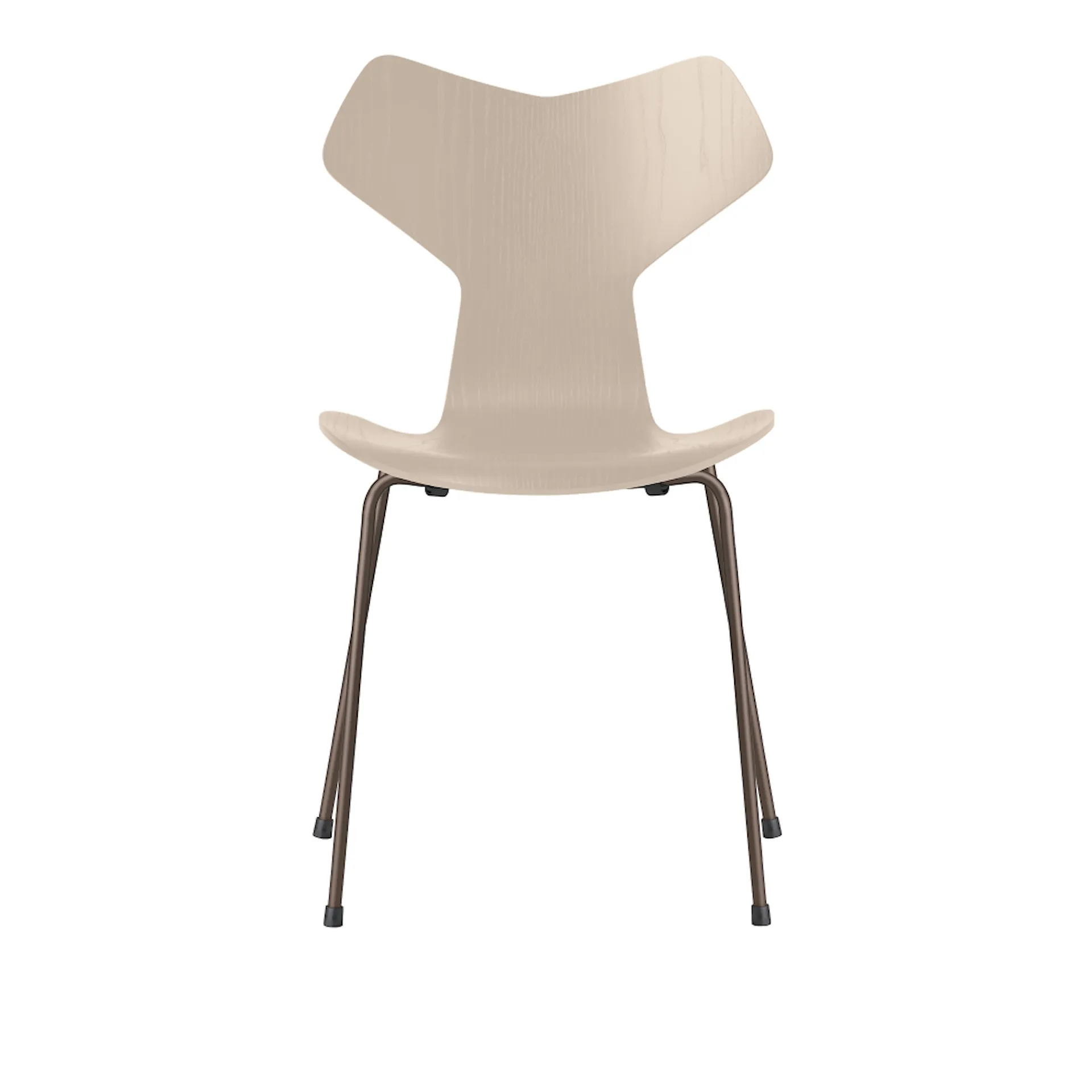 3130 Grand Prix Chair Ash Veneer Dark Brown Beech - Fritz Hansen - Arne Jacobsen - NO GA