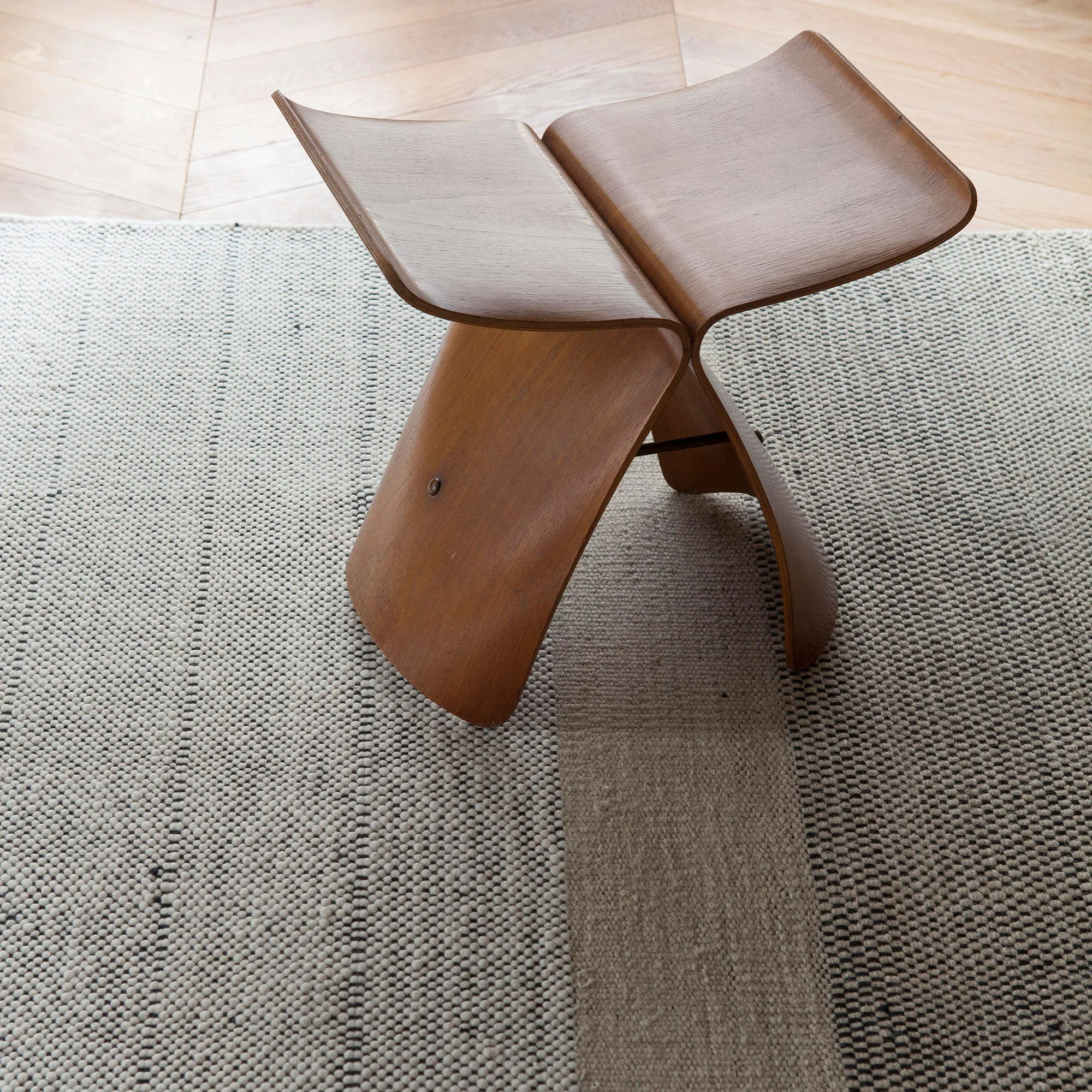 Tres Stripes Black Rug - 2
