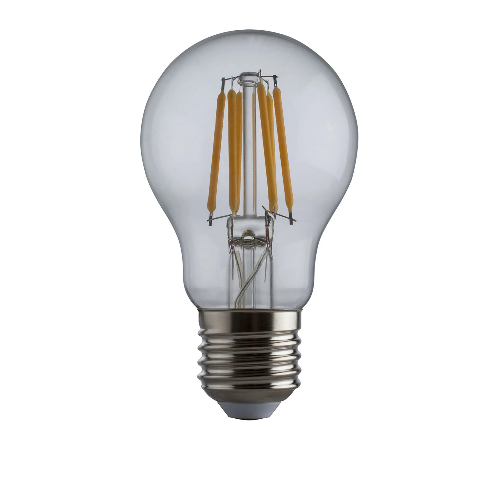LED Lichtbron E27 7W 806lm 2700K dimbaar, transparant - 1