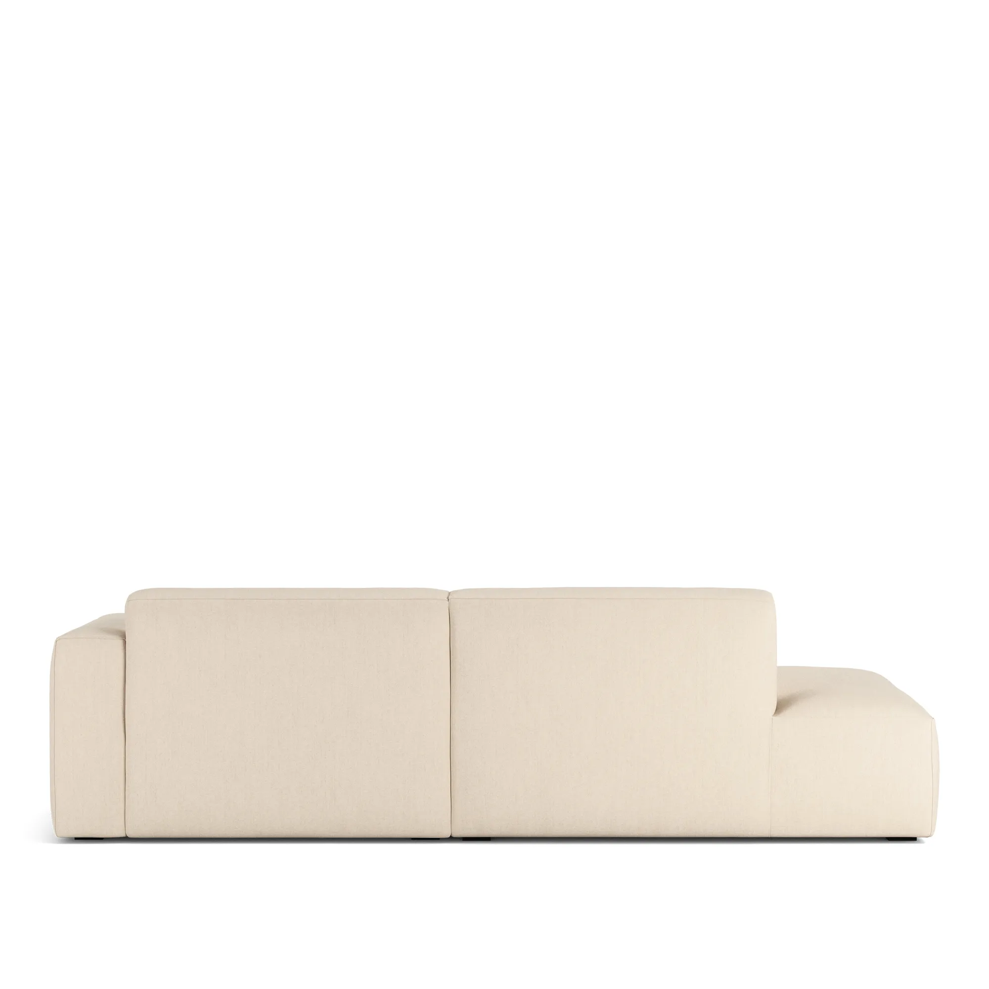 Brick 2-Seater Chaise Lounge Open End Left - 6