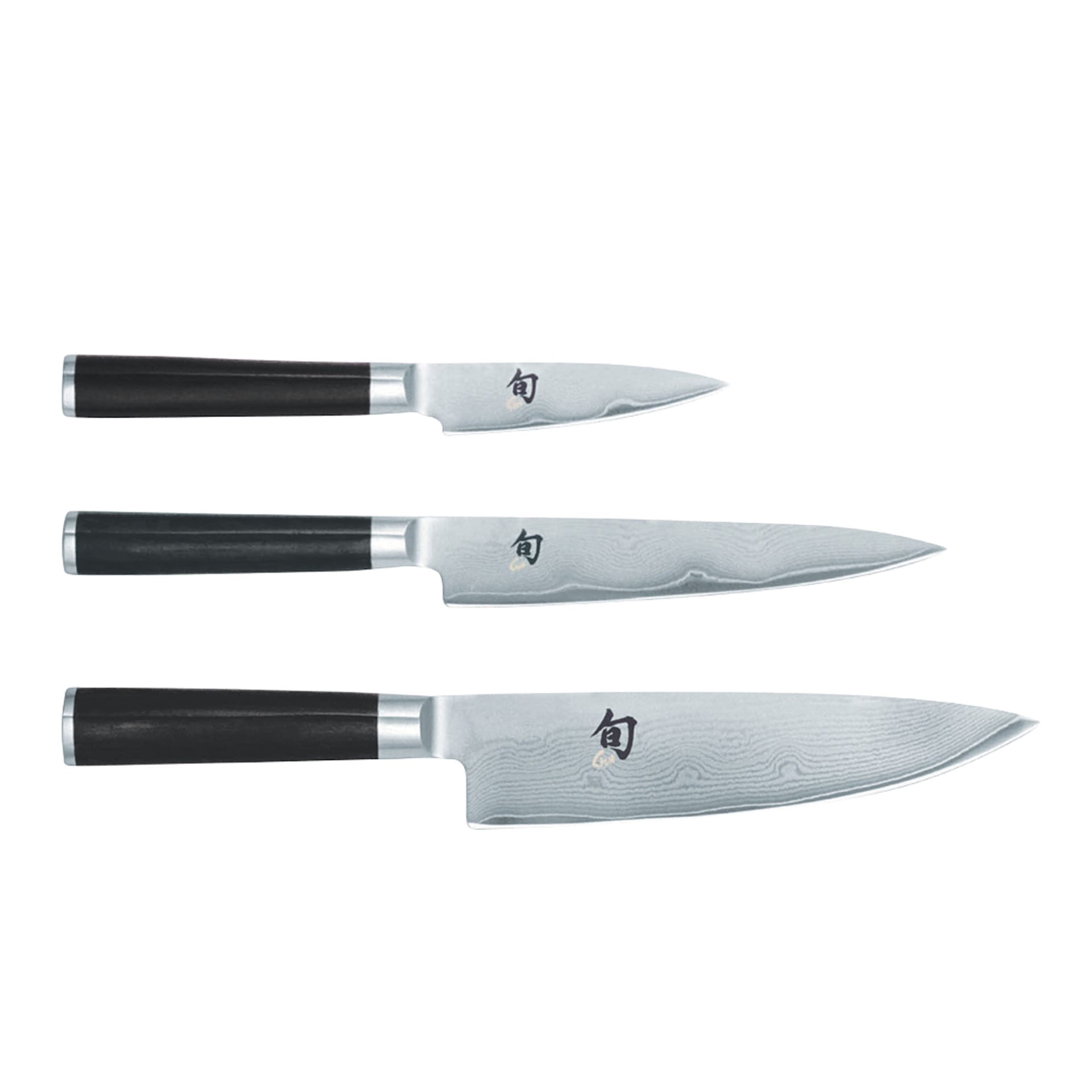 SHUN CLASSIC Knife Set 3 Parts - KAI - NO GA