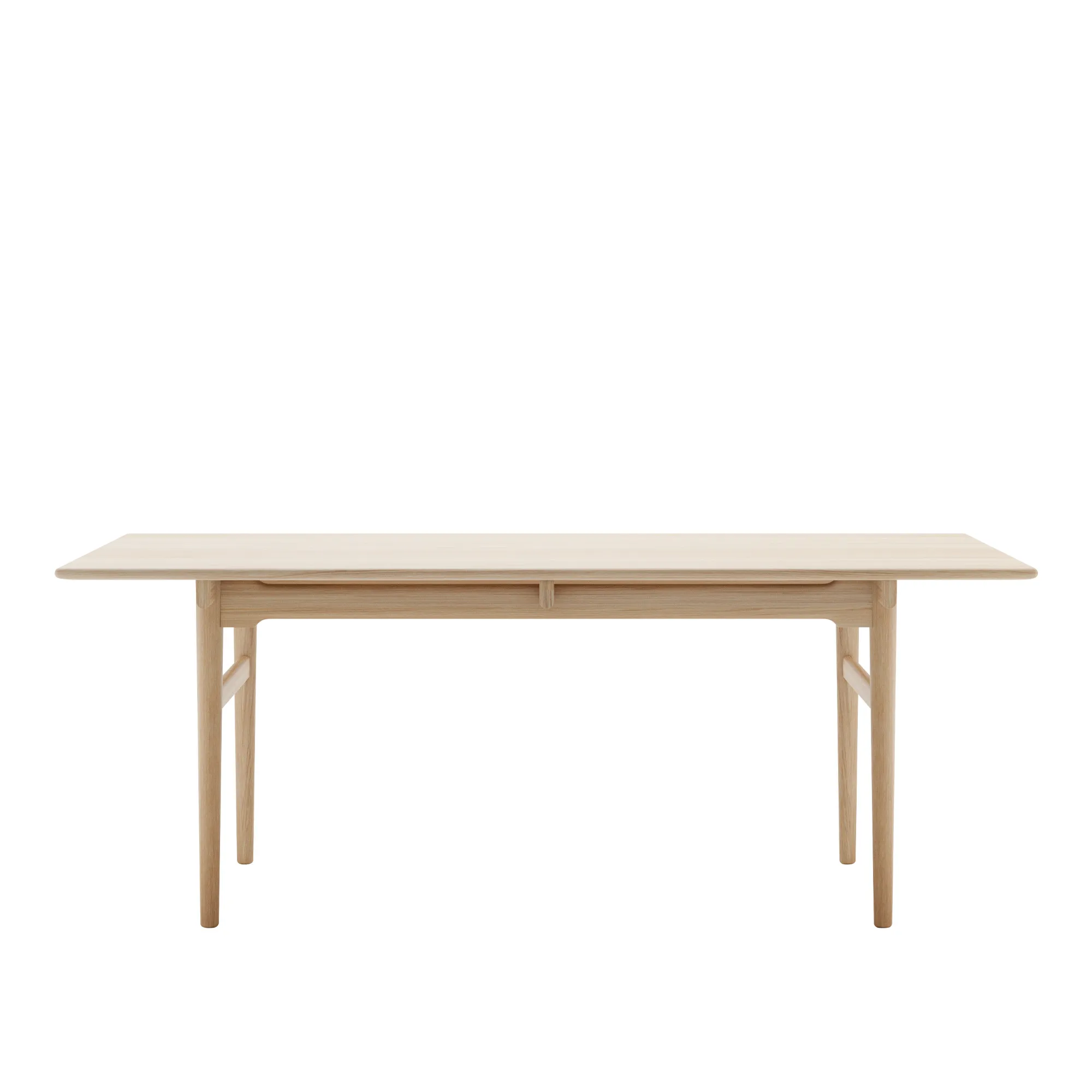 CH327 dining table & CH24 dining chairs 4 pcs – white-oiled oak - 10