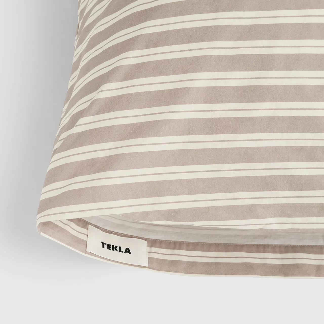 Percale Pillow Sham Clay Stripes