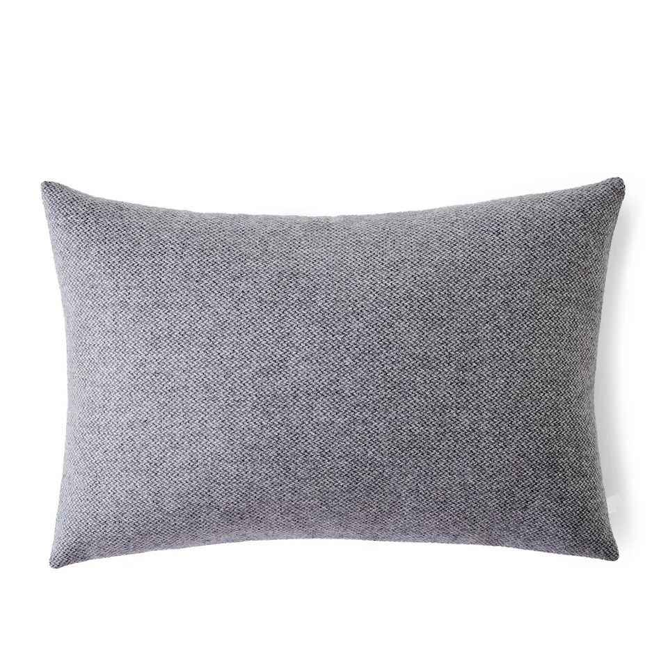 Wool Structure Cushion - 60 x 40 cm, Vestreno Mid Grey