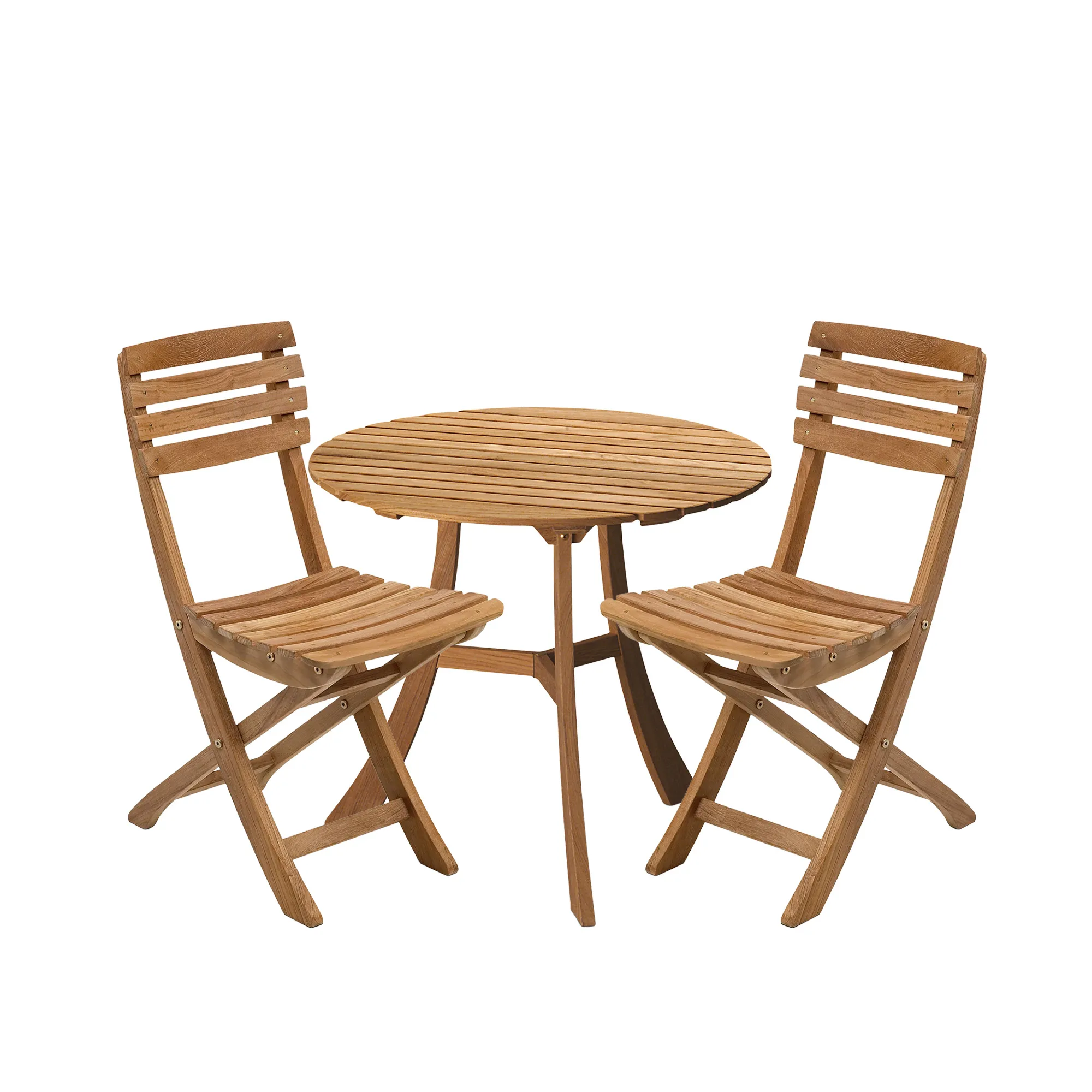 Vendia spisesæt med bord Ø75cm & 2 stole - 1