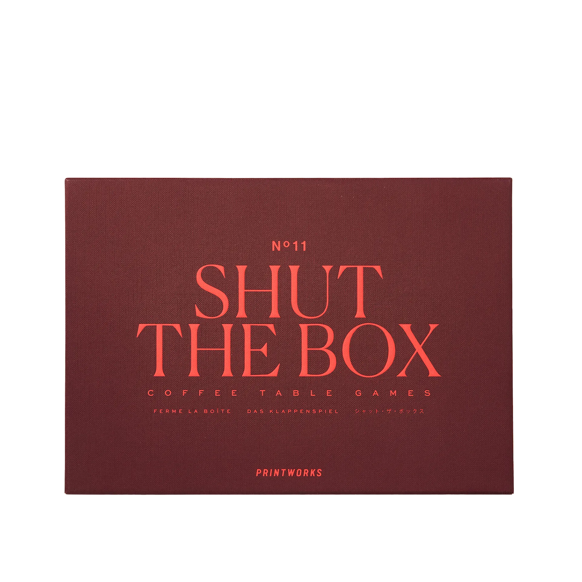 Classic - Shut the Box - Printworks - NO GA