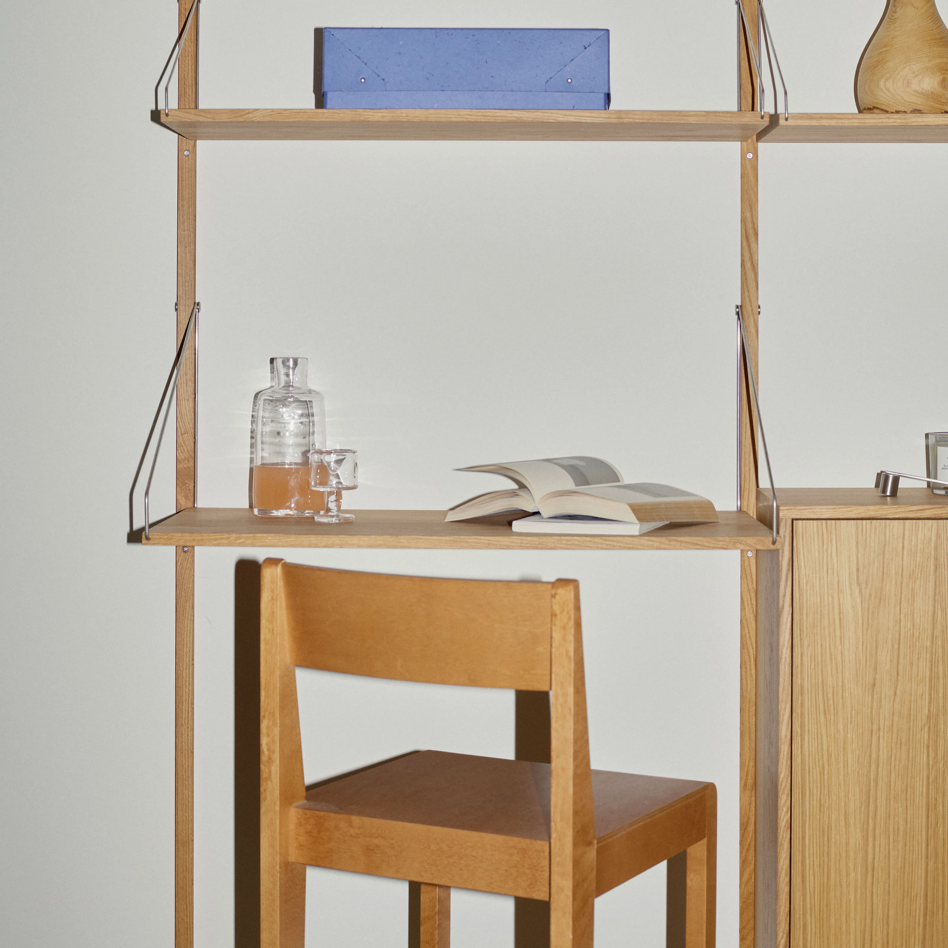 Shelf Library Desk Section 185/80 reolsystem - 3