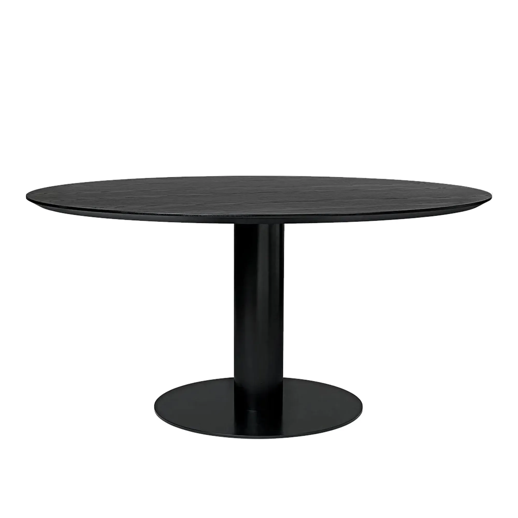 GUBI 2.0 Dining Table Ø150 cm Black - 1