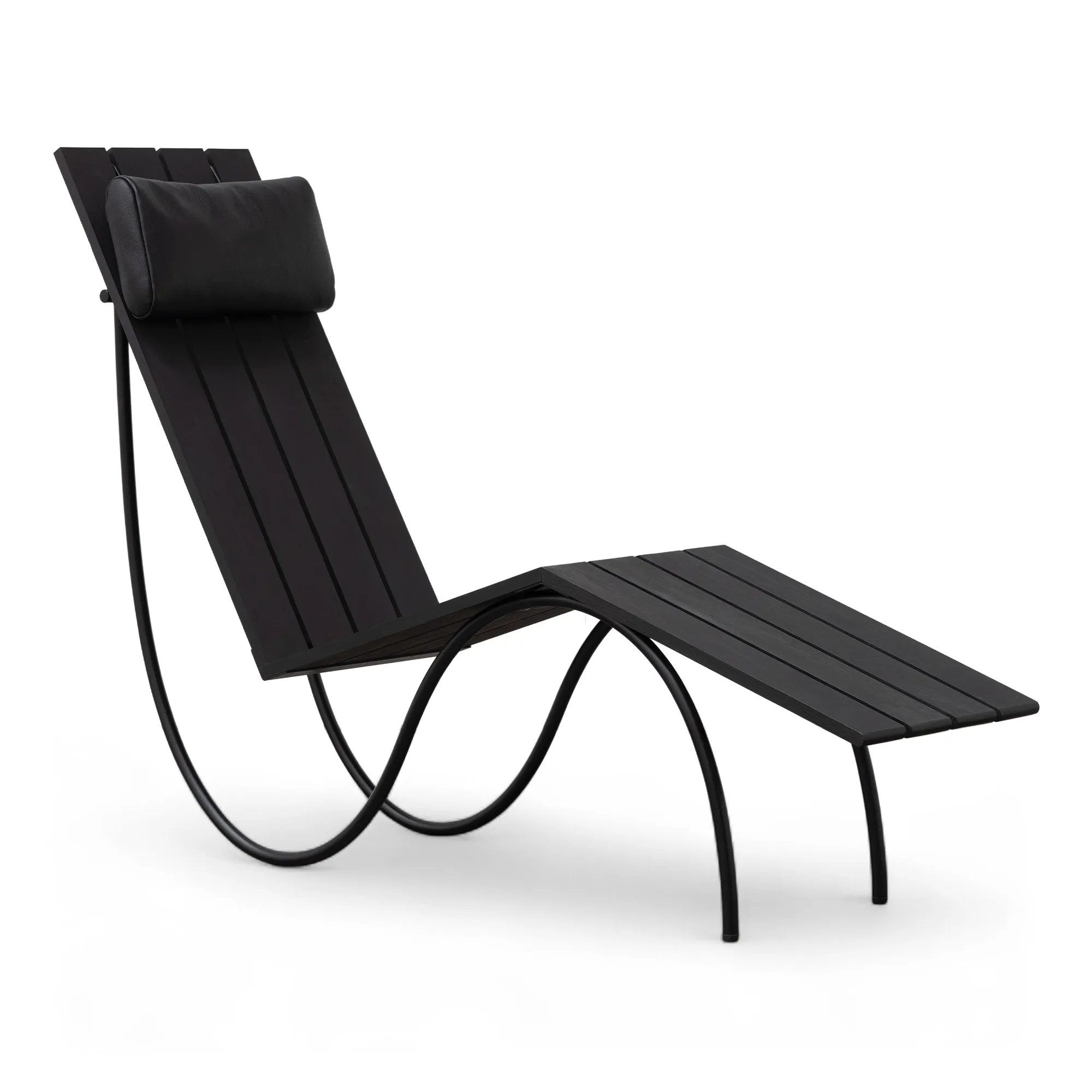 Liv lounge chair steel oak black