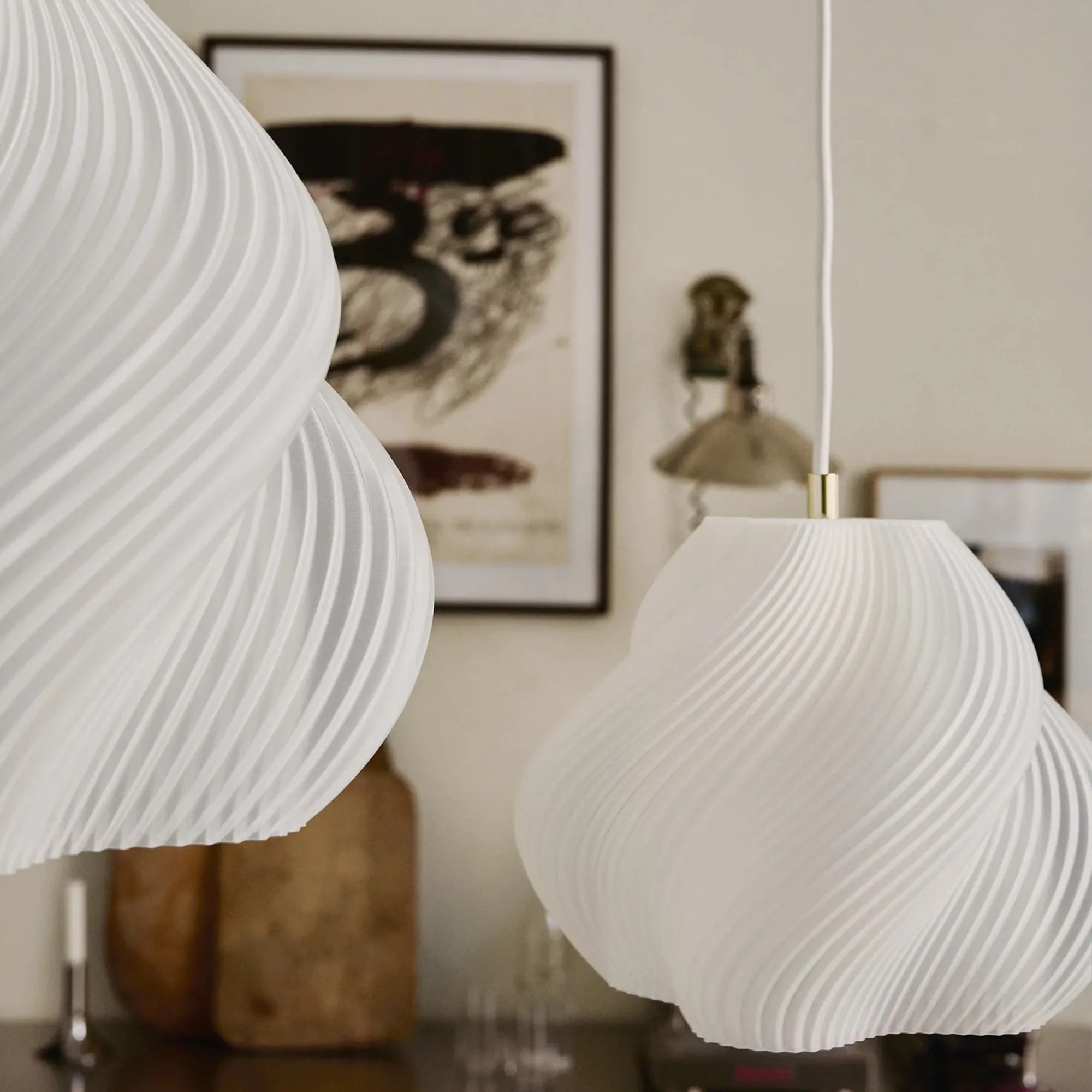 Soft Serve Pendant Lamp 03 Chrome - 14