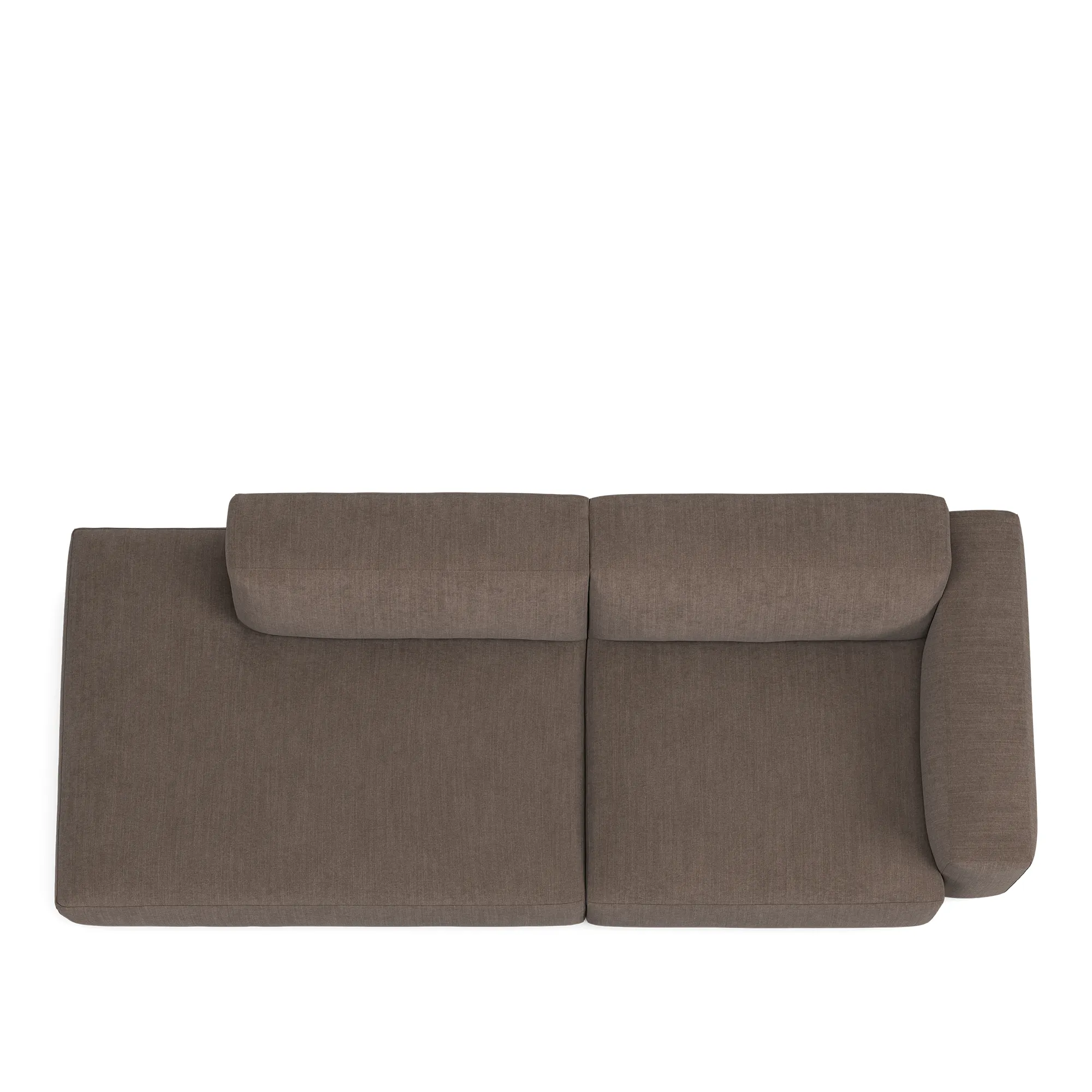 Brick 2-Seater Open End Left - 8