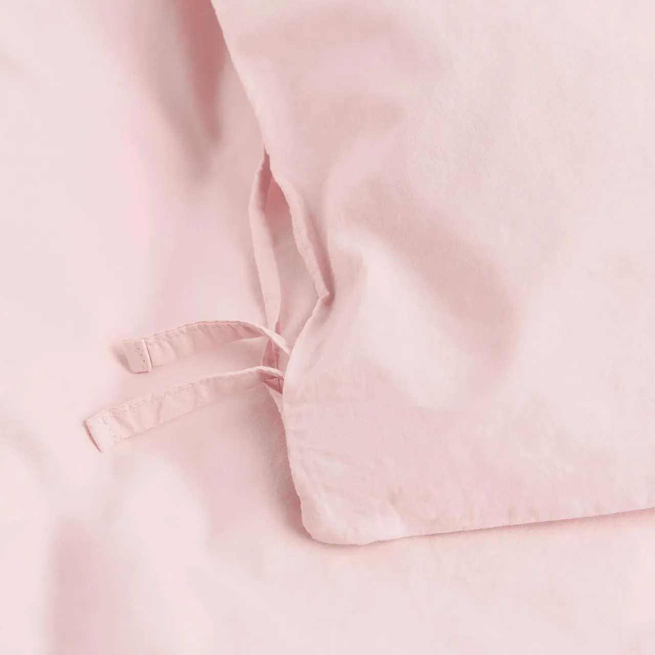 Percale Solid Petal Pink Duvet Cover