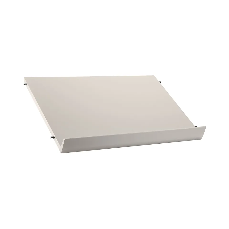 Tidningshylla hout 58x30cm beige