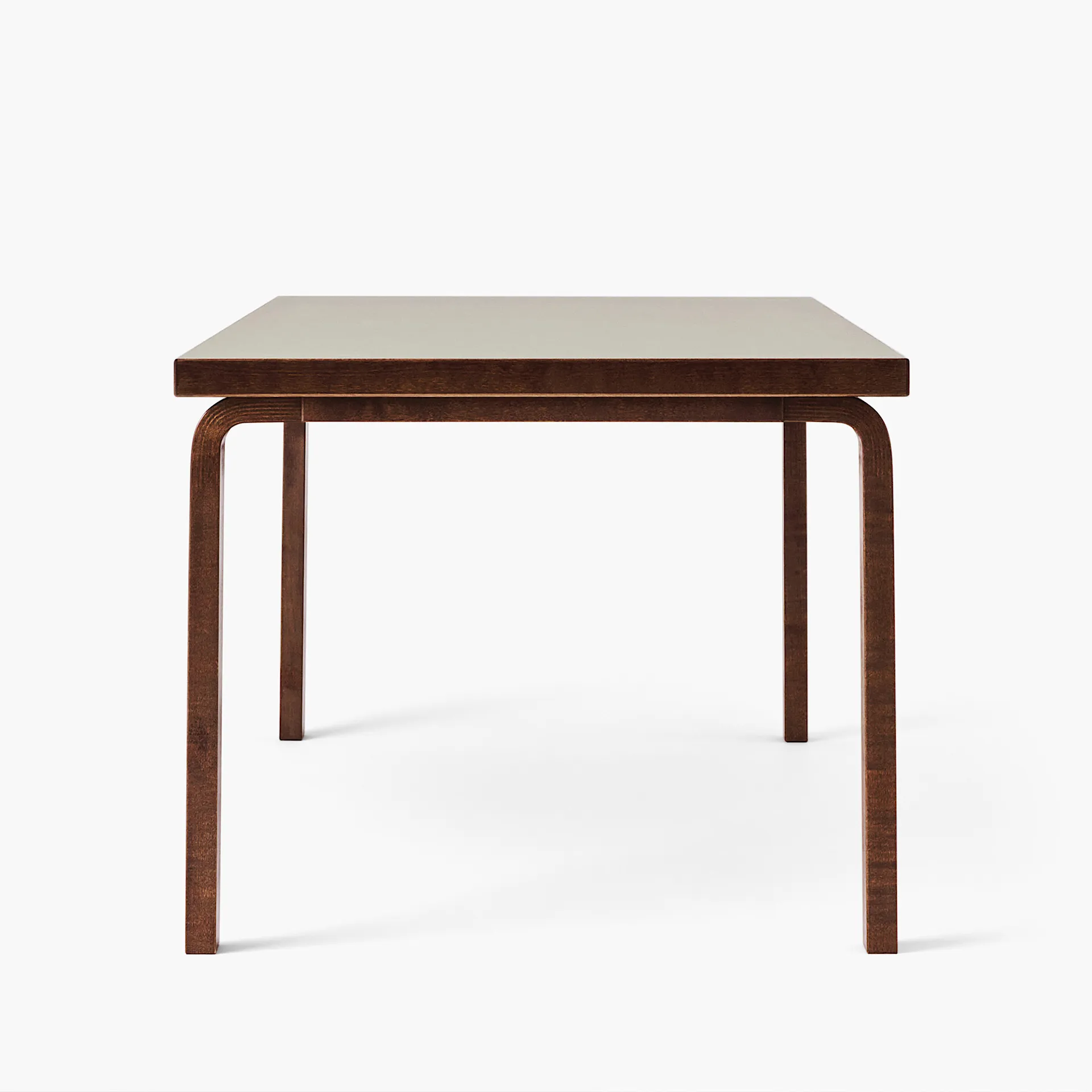 Table 83 Limited Edition Walnut Stain/Linoleum Olive - Artek - Alvar Aalto - NO GA