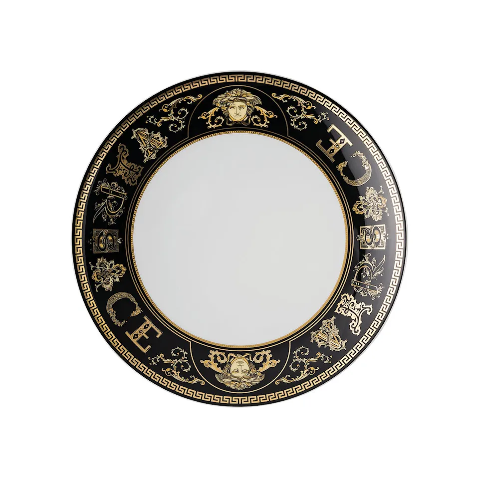 Virtus Gala Black, 21 cm Dessert Plate