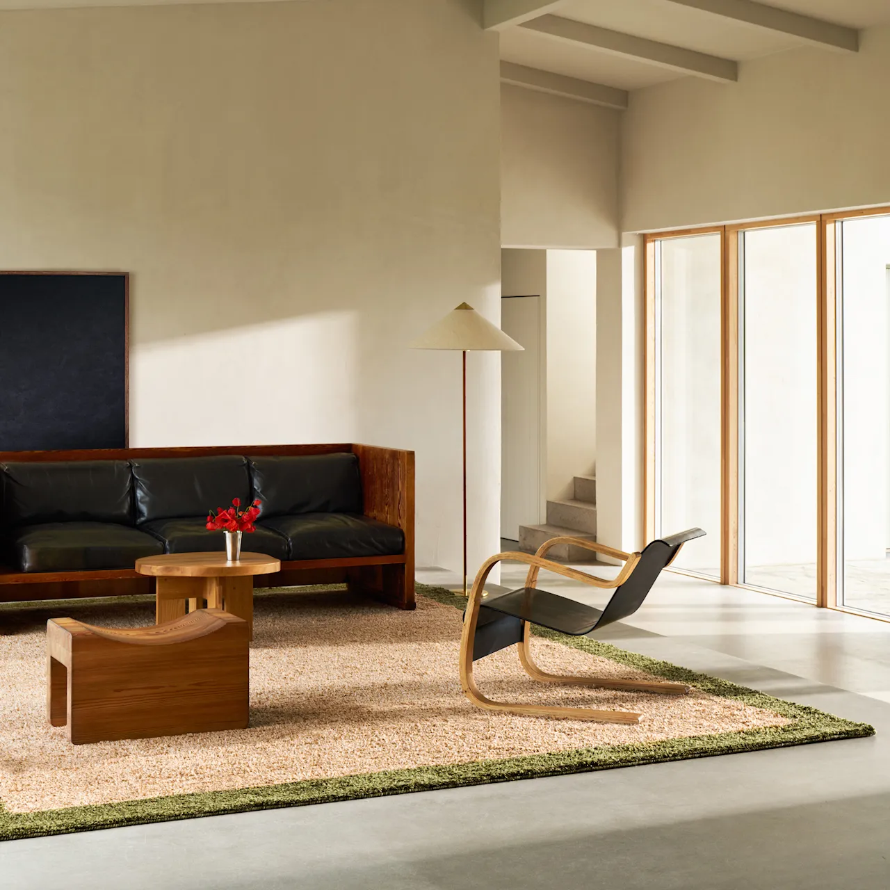 Ryya 02 Beige Rya Rug