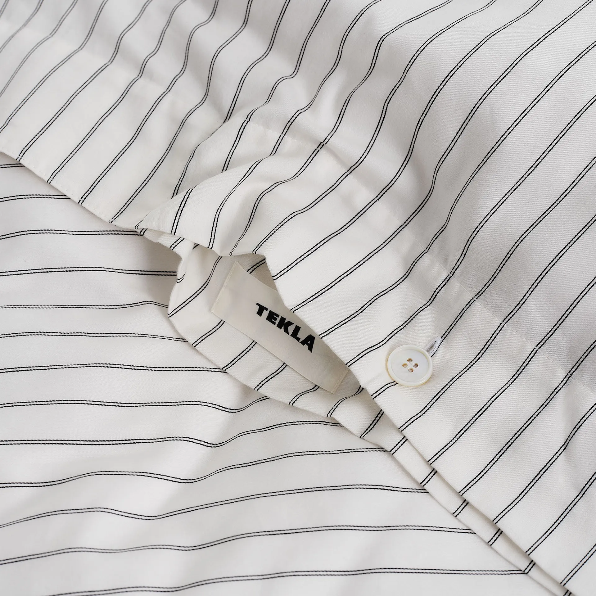 Cotton Sateen Duvet Covers Stripes - TEKLA - NO GA