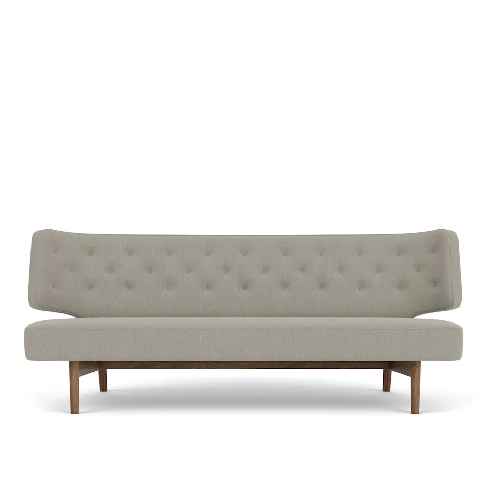 Radiohus 2-personers sofa valnød
