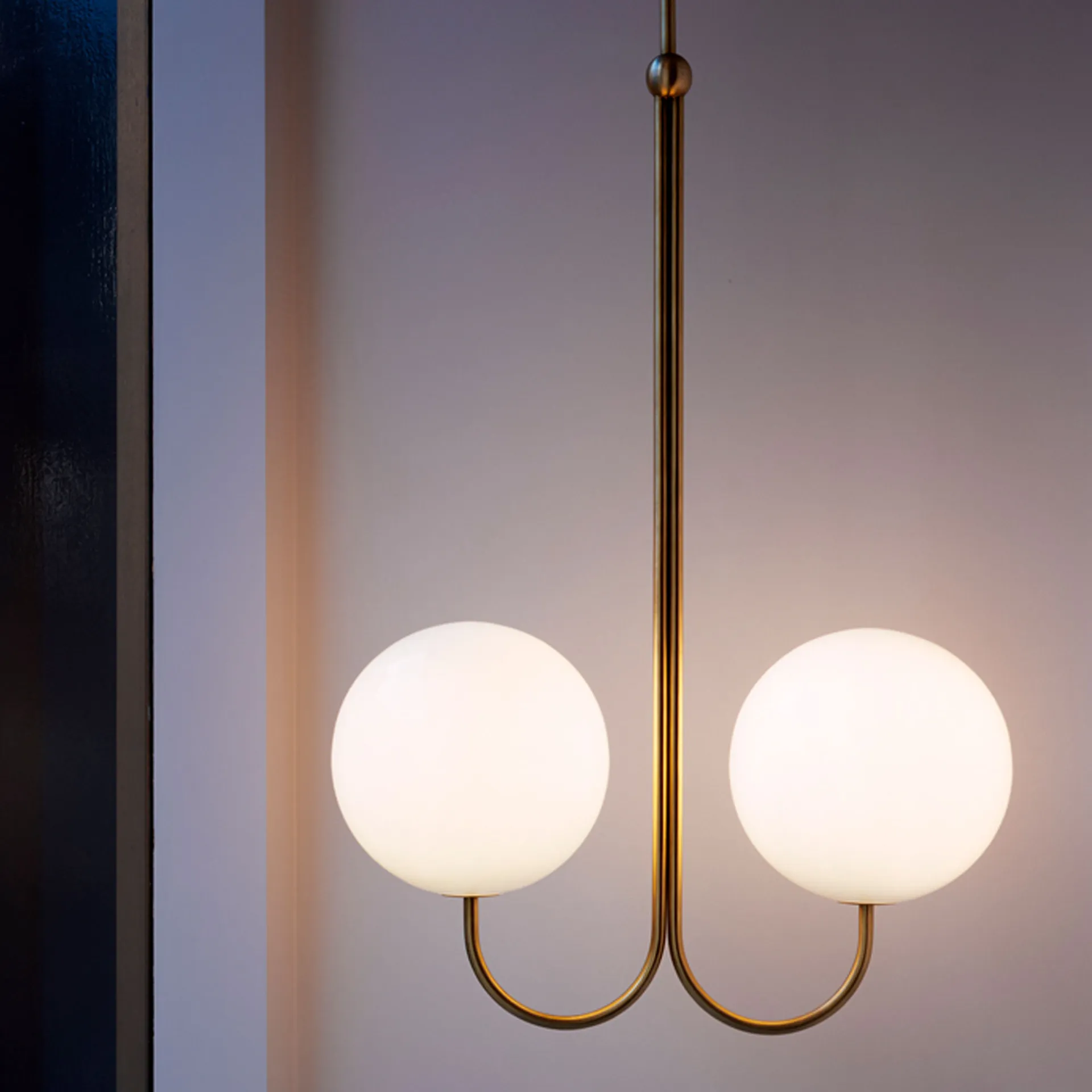 Double Angle Pendant Satin Brass - Michael Anastassiades - Michael Anastassiades - NO GA