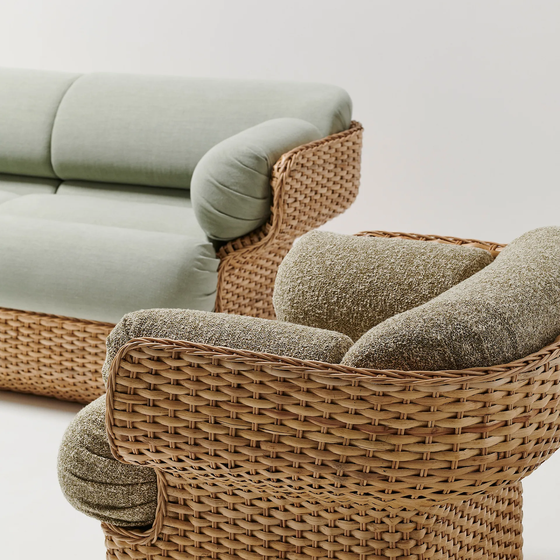 Basket Sofa 2-seater - Gubi - Joe Colombo - NO GA