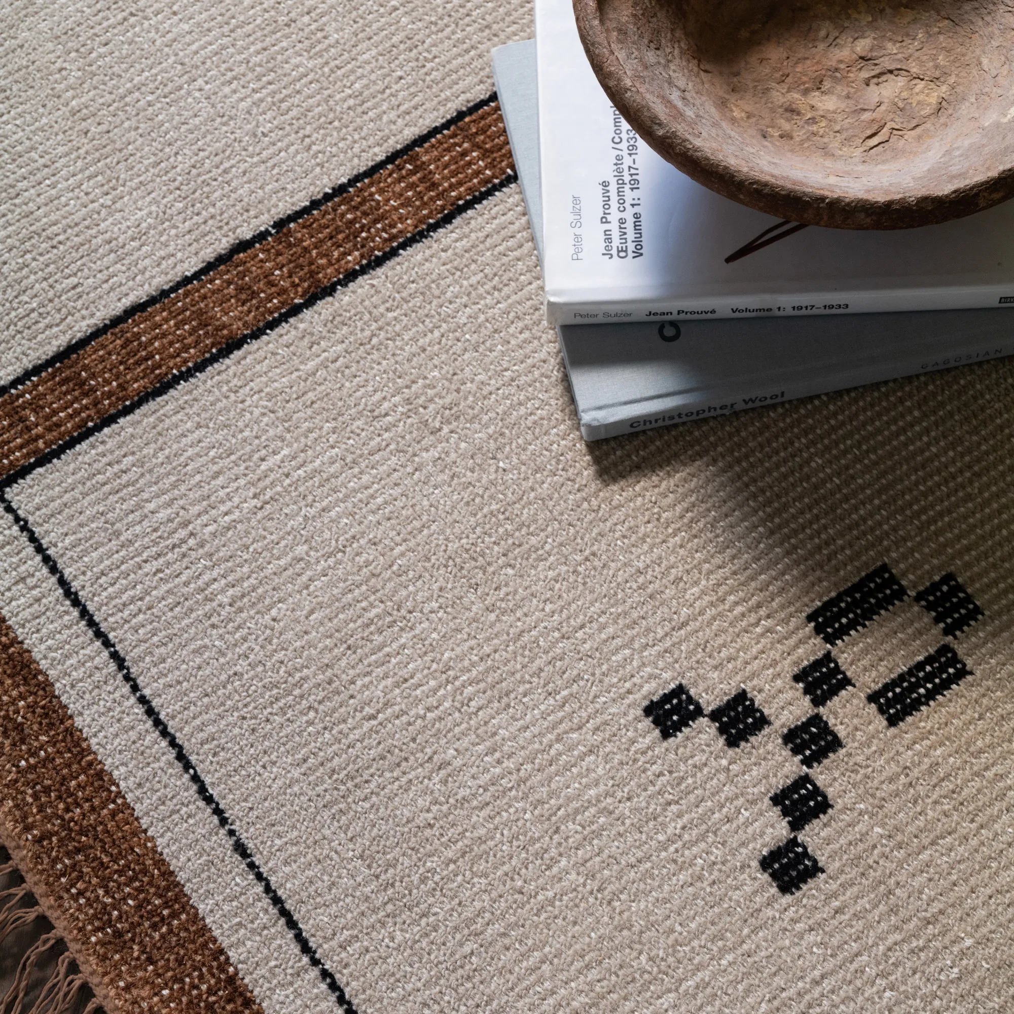 Elder 03 Terracotta Wool Rug - 9
