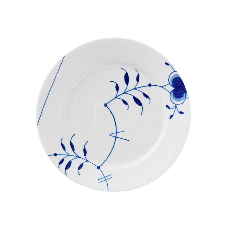 Blue Fluted Mega Plate 22 cm Limited Edition Decoration No. 9