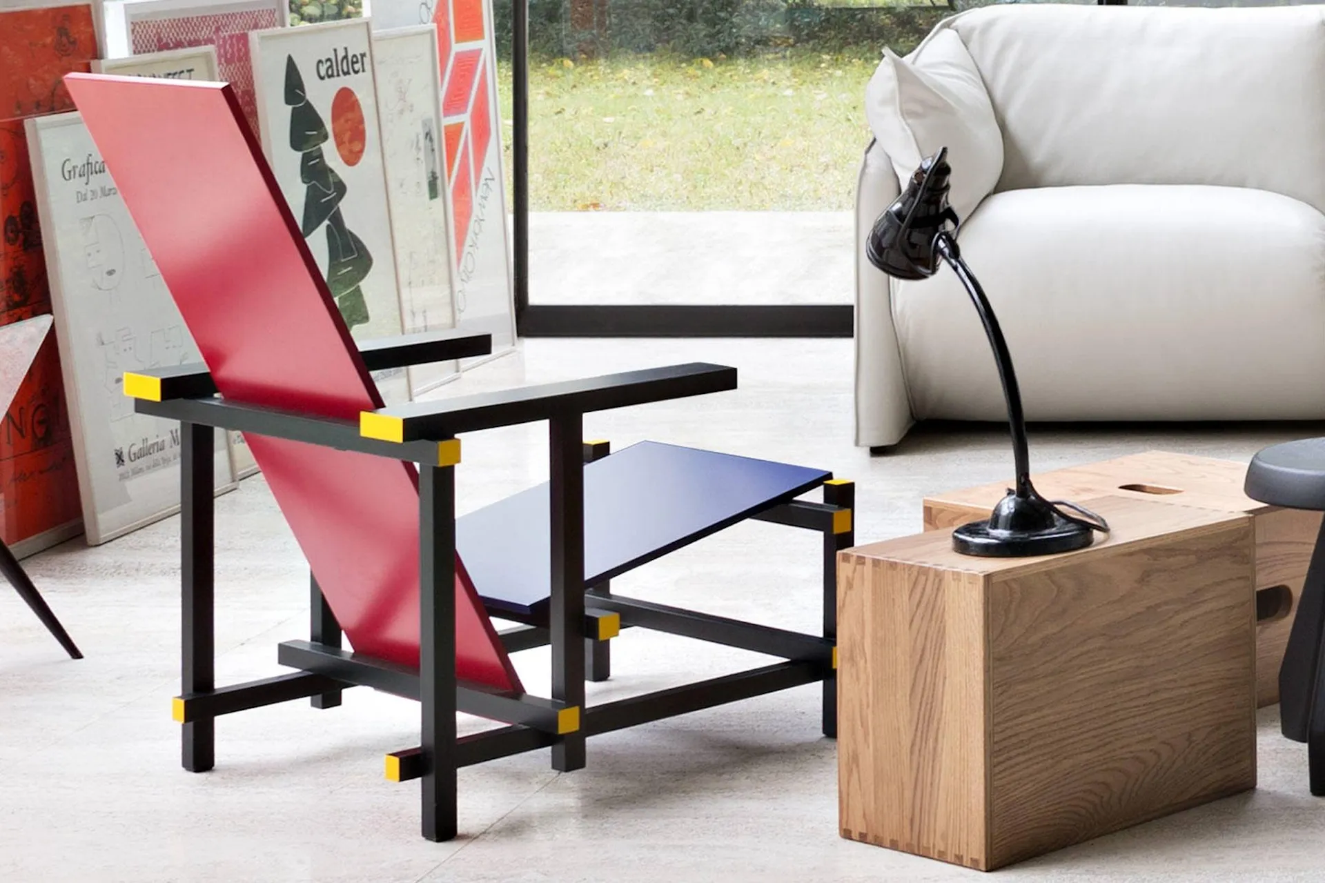 635 Red And Blue - Cassina - Gerrit Rietveld - NO GA