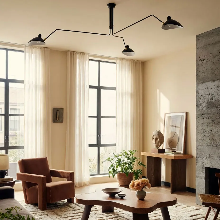 Three Swivel Arms plafondlamp - 3