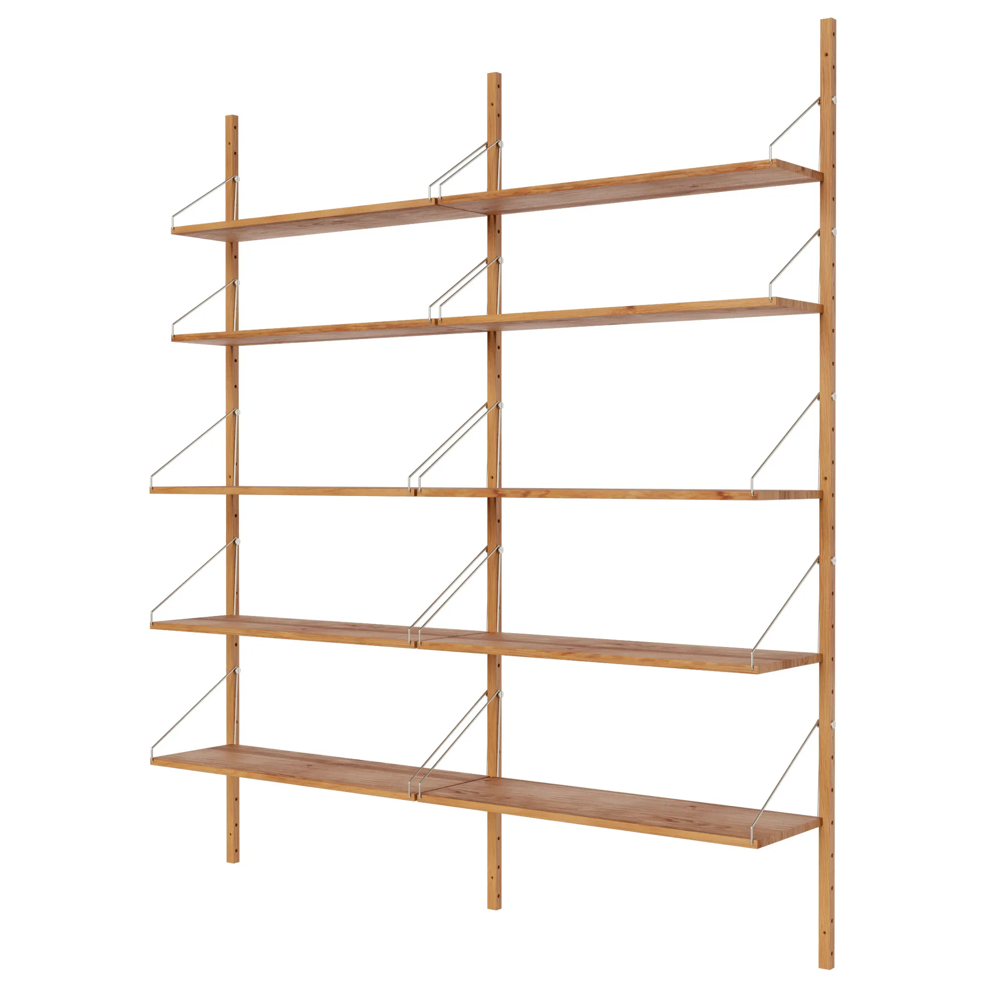 Shelf Library Double Section -hyllyjärjestelmä 185/80 - 4