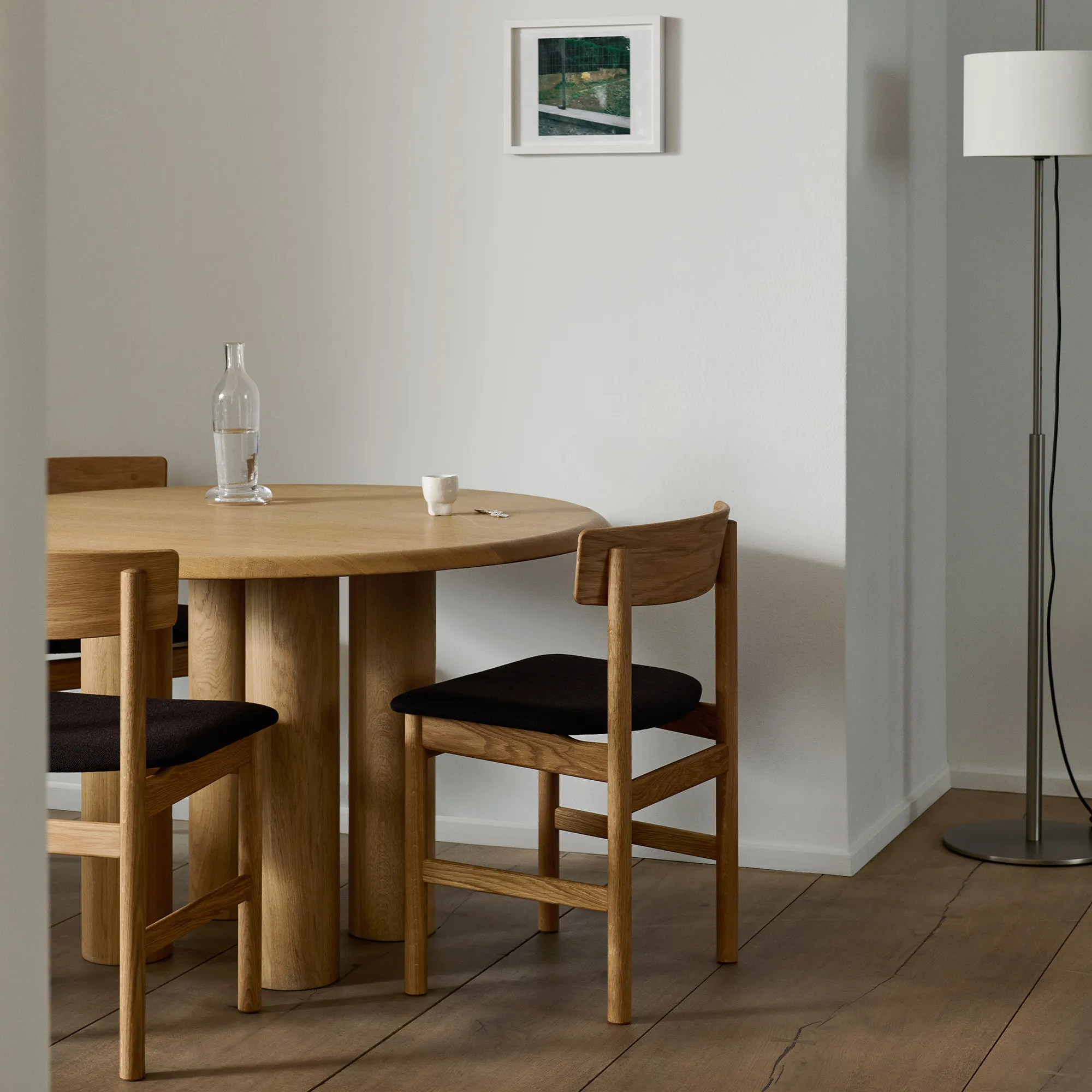 Mogensen 3236 Chair Black Lacquered Oak