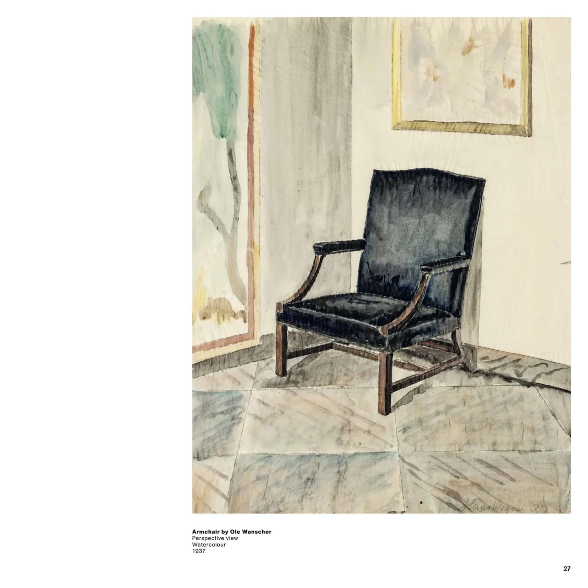 Watercolors by Hans J. Wegner Art Book - 3