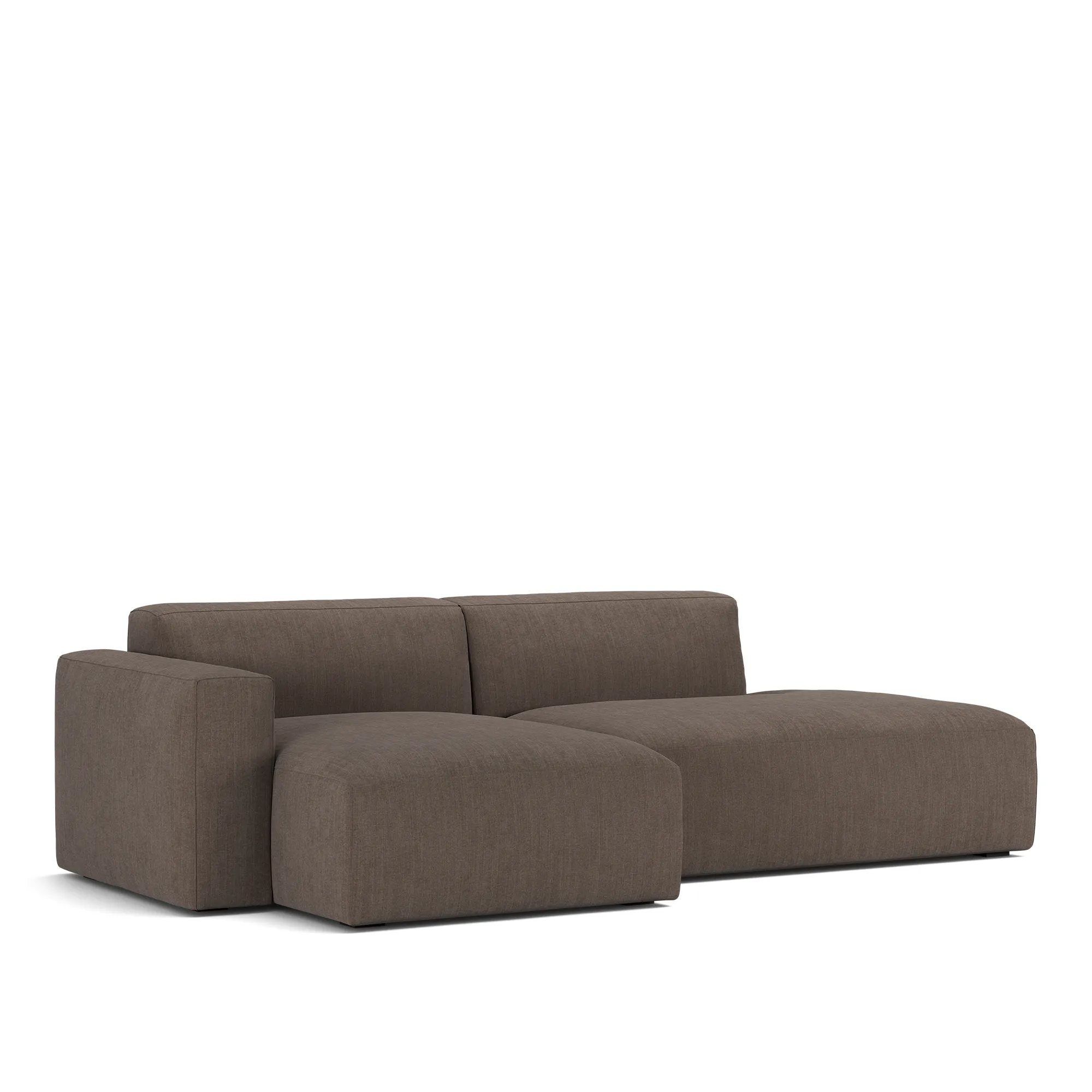 Brick 2-Seater Chaise Lounge Open End Right - 4