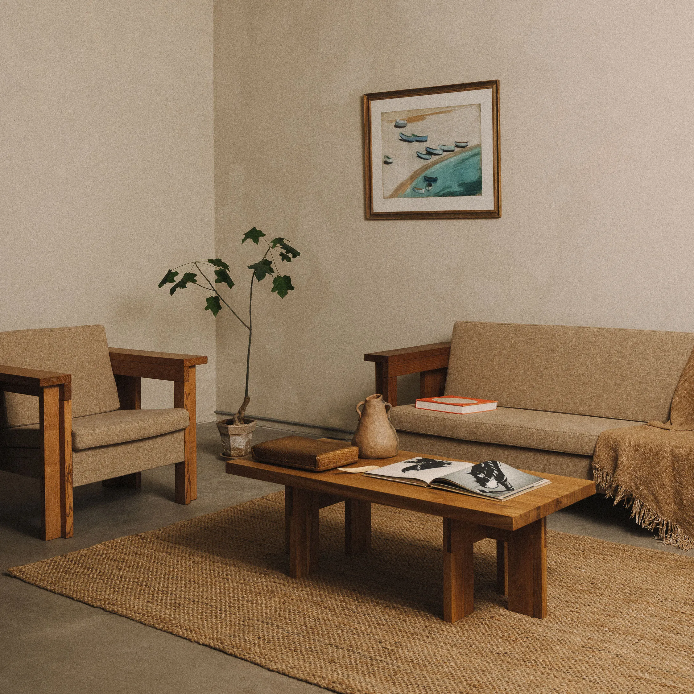 Farmhouse Rectangle Coffee Table - 6