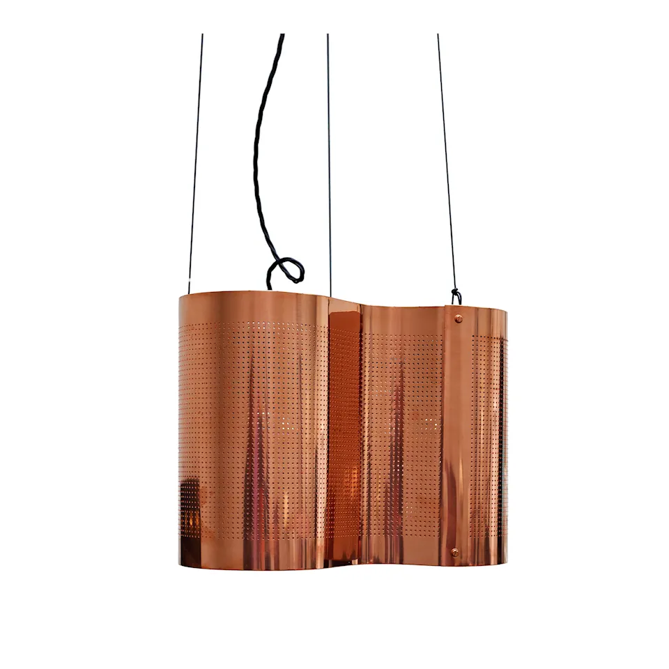 Snäcka ceiling lamp copper