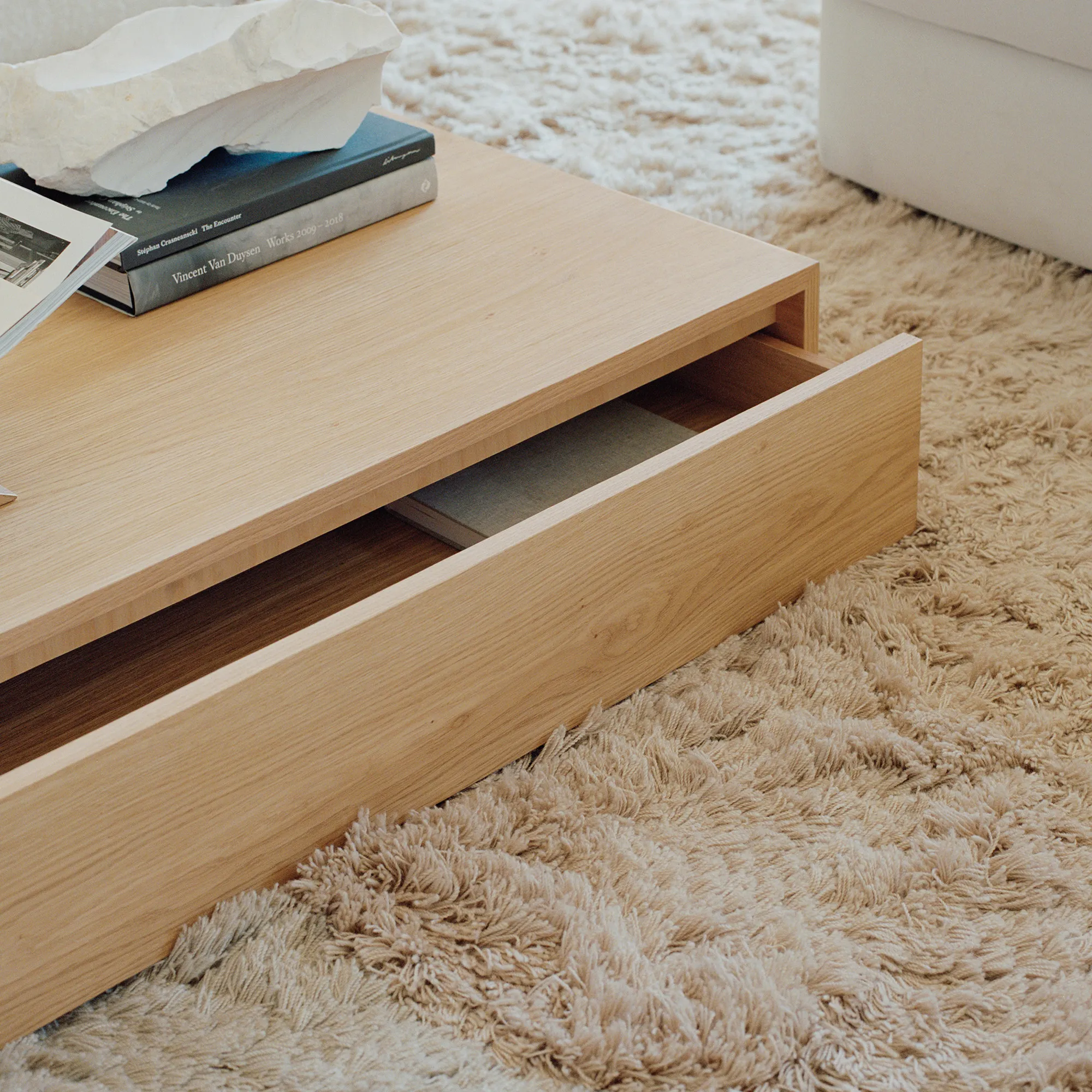 Mass Coffee Table Wide Drawer - 4