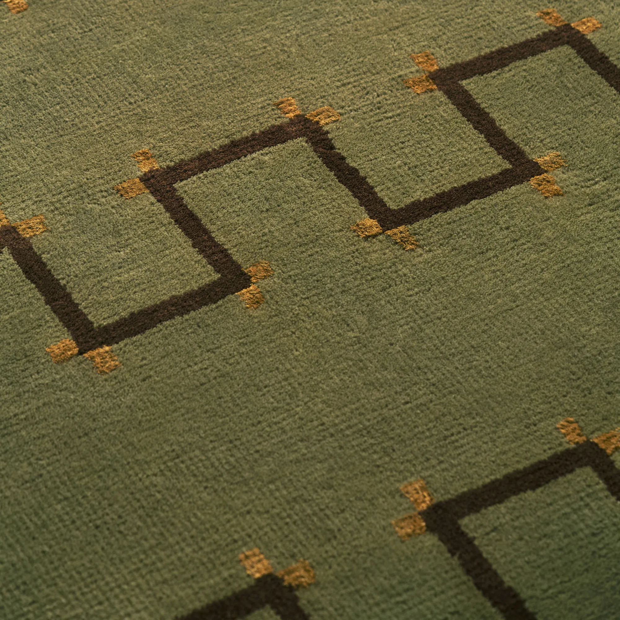 Matches Moss Wool Rug - 6