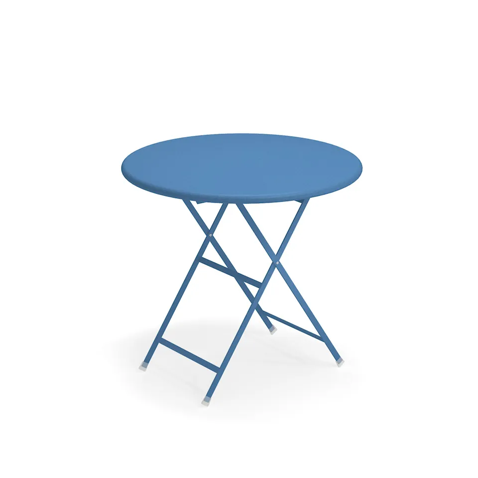 Arc en Ciel Folding Round Table, Marine Blue