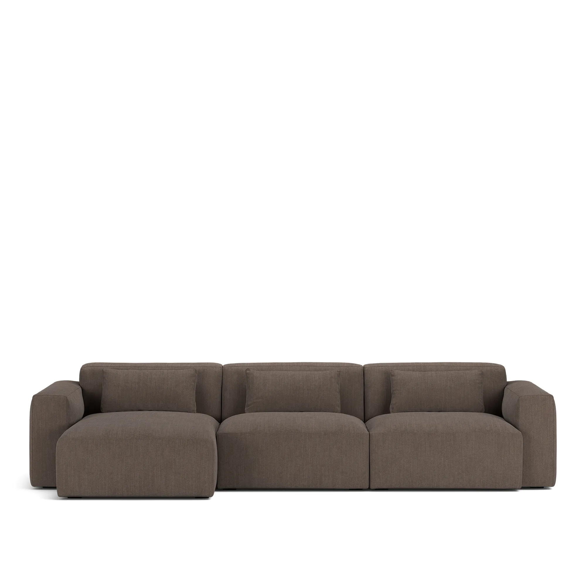 Brick 3-Seater Chaise Lounge Left - 9